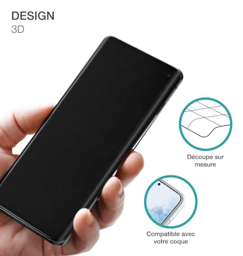 Protège écran Huawei P40 Pro anti-choc verre trempé 3D Bigben - 3