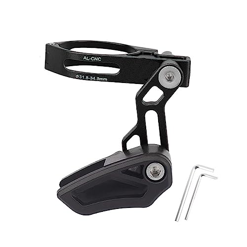 Guide-chaîne Pour Vélo 31,8-35mm, Protection Nylon/aluminium, Noir, Neuf