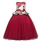 Das lange Kleid hat ein florales Oberteil und einen Tüllrock mit Prinzessinnenschliff. Wir verwenden die weichste und bequemste Spitze, um sicherzustellen, dass Ihre Prinzessin den ganzen Tag angenehm zu tragen ist. Schichten von Tüll, um mehr Ballkleid Aussehen zu geben. Komplett mit Baumwolle gefüttert und nicht durchsichtig.