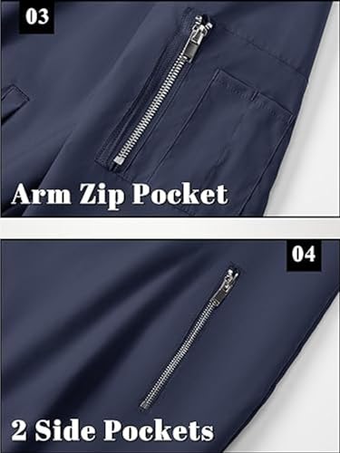 Image of MIA FASHION Men's UPF 50+ Full Sleeves Zipper Function Sun Protection Jacket for Biking & Sport