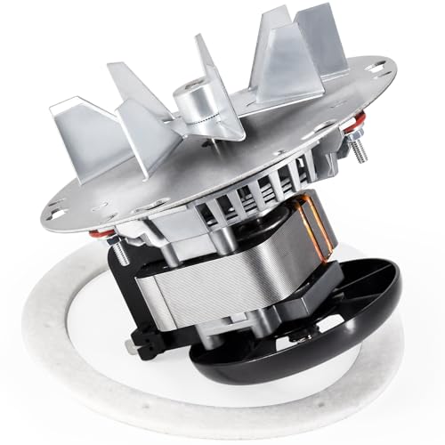 Hiorucet 812-3381 Combustion Exhaust Blower Motor for Quadra-Fire Classic Bay CB1200 &amp; CB1200i Insert Pellet Stoves, 812-3381 Blower Replacement for Heatilator Eco Choice CAB50, PS50 Pellet Stoves
