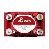 PawsFurUs® All-Natural Pet Wipes for Dogs & Cats - Doctor-Formulated for Total Pet Care with Antifungal & Antibacterial Protection, pH Balancing, Moisturizing, Deodorizing & Fast Itch Relief - 72ct.