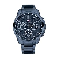 Tommy Hilfiger Analogue Multifunction Quartz Watch for men with Silicone, Stainless Steel or Leather Bracelet, Day & Date Sub-Dials, 5ATM Water Resistant