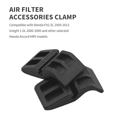 Image of Honda Air Cleaner Intake Box Clamp - ABS Plastic Housing Clip for Fit, Insight, Accord (OEM# 17219-P65-000)