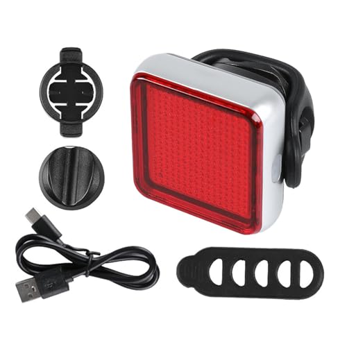 Luz Trasera para Bicicletas, luz Trasera para Bicicleta | Smart Sensor Cycling Taillight Bike Light | Lámpara LED de iluminación de la Cola a Prueba de la Intemperie para Conducir al Aire Libre