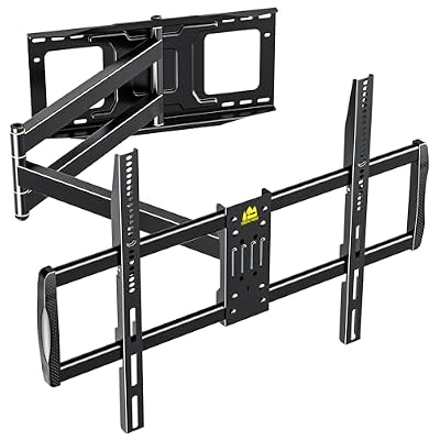 FORGING MOUNT 43–110 inch Long Arm Full Motion TV Wall Mount Holds 176 lbs, VESA 900x600mm, 42.8? Long Extension for Screen Centered on Living Room,Heavy Duty TV Mount, Tilt, Fits 12?/16?/24? Studs,