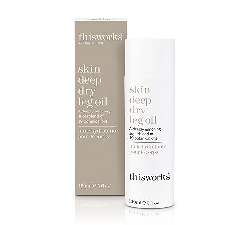This Works Skin Deep Dry Leg Oil, 150 ml, Body Oil for Dry Skin