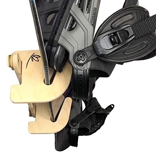 Grassracks Birch Snowboard Rack And Skateboard Rack - Moloka`i Series Snowboard Wall Mount (1 Board, Birch) #TOP1