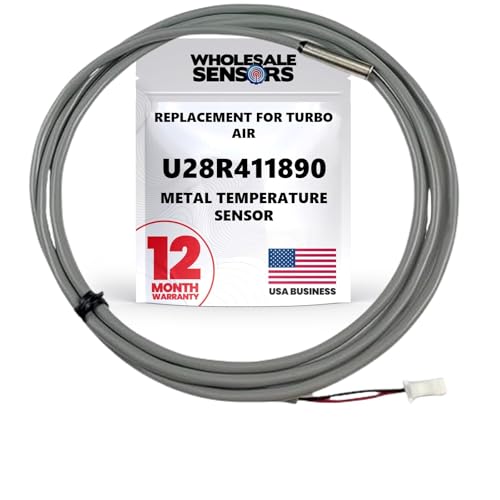 Turbo Air U28R411890 Replacement Metal Temperature Sensor 12 Month Warranty