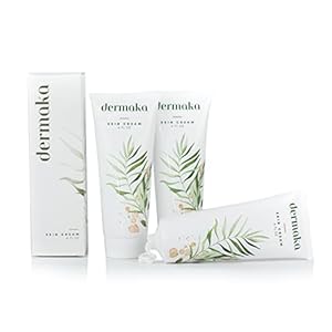 Dermaka All-Natural Skin Soothing Cream 4 Ounce – 2 pack Moisturizing Lotion with Arnica, Green Tea, Chamomile & Vitamin E – Hydrating, Fast-Absorbing & Non-Greasy Formula for Healthy-Looking Skin