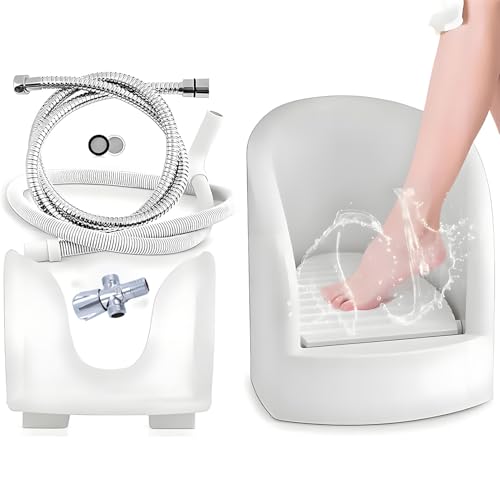 Spa de pies musulmán compacto con pedal y ahorro de agua