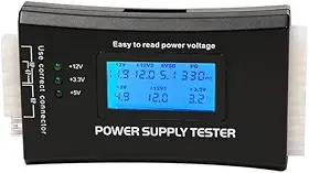 Dispositivo De Teste Computador Com Lcd Para Diagnóstico Fonte Alimentação Pc 20/24 4/6/8 Pinos, Testador Sata, Ide, Hdd, Atx, Itx, Plugue Byi