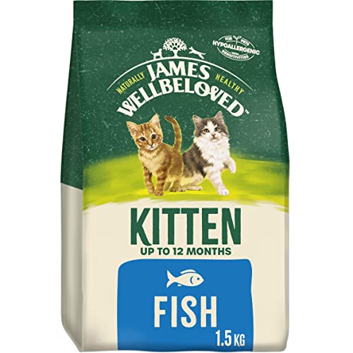 James Wellbeloved Complete Hypoallergenic Dry Cat Food for Kittens and