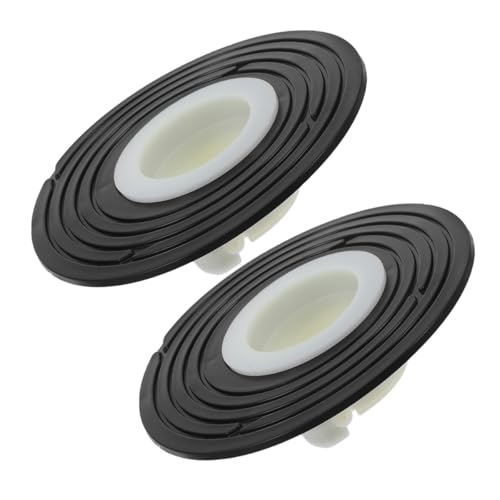 Cabilock Dispositivo Antirretorno y Colador de Desagüe para Bañera y Lavabo, Plástico Resistente, Tamaño Pequeño, Color Negro, 2 Unidades, Accesorio para Cuarto de Baño