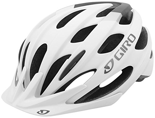 Giro Bishop Adult Recreational Cycling Helmet - Universal XL (58-65 cm), Matte White/Grey (2017)
