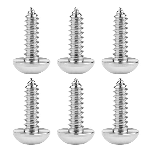 Wanyifa Titanium Self M5 x 17mm Self Tapping Screw Ball Button Head Motorcycle Bolt (Titanium)