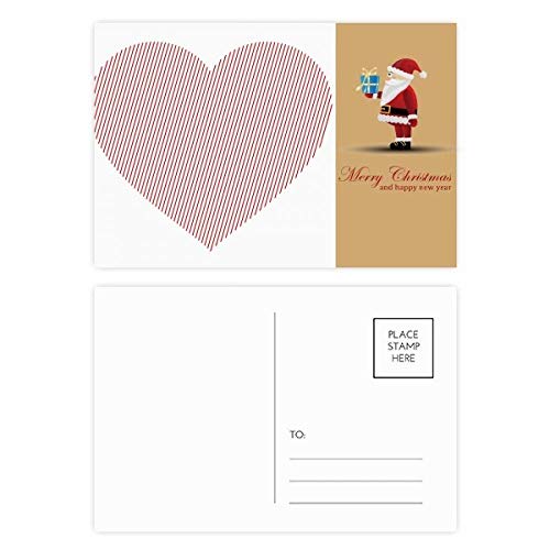 Cartes postales de Saint-Valentin Rouge Parallel Lines, le lot idéal pour accompagner vos cadeaux
