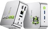GMKtec Mini PC Ryzen 5 3500U (Mejor Que N150), 16GB RAM 1TB SSD, LAN 2.5GbE, WiFi, BT, USB-C, DP, Soporte Triple Pantalla 4K, Ordenador de Escritorio para Oficina y Hogar Nucbox G10