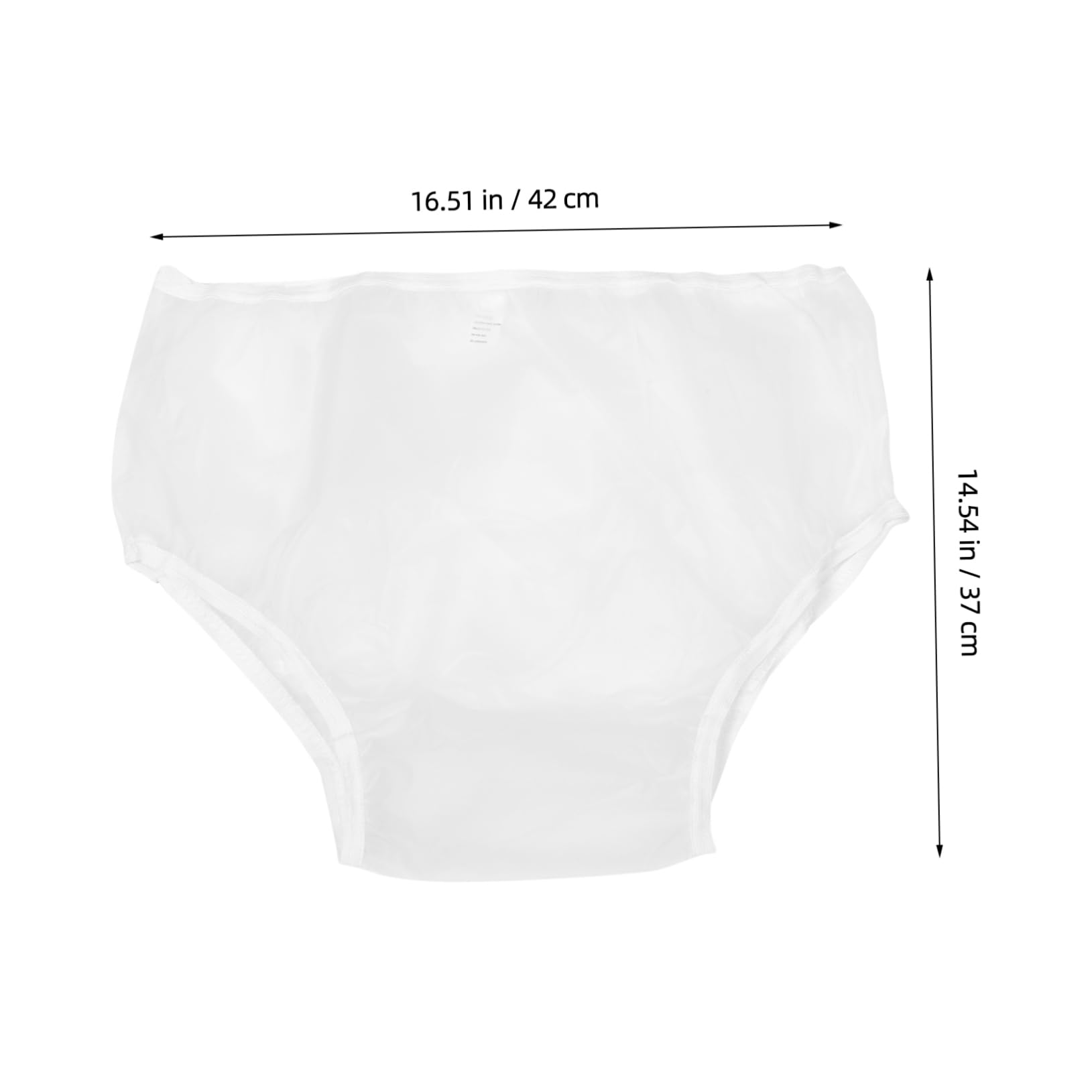 Ipetboom Waterproof Diaper Covers for Elderly Washable Eva Nappy Pants Leakproof Comfortable Fit for Seniors Disabled Hospital Use