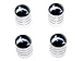Dolphin - Tire Rim Wheel Valve Stem Caps - Aluminum
