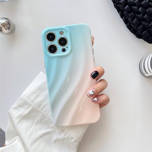 Coque arrière dégradée pour iPhone 14 et 15 Pro Max avec protection caméra surélevée