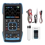 DEWIN Handheld Oscilloscope, 3 in 1 Handheld Digital Oscilloscope Multimeter Signal Generator 2 Channels 10MHz Bandwidth 50MSa/s Sample Rate