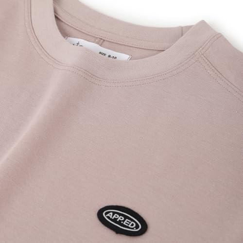 Image of Alan Jones Clothing Boys Solid Relaxed Fit Cotton T-Shirt