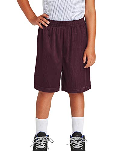 Youth PosiCharge Double-Layer Classic Mesh Short