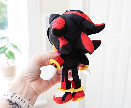 Sonic The Hedgehog 8-Inch Shadow Character Plush Toy | Kawaii Cute Plushies And Soft Stuffed Animals, Kids Room Decor Essentials | Perfect Present For Babies, Children | Retro Video Game Collectibles #TOP5