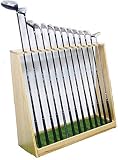 Organizadores de Palos de Golf de Madera Maciza, Soporte de exhibición de Palos de Golf, Estante para Palos de Golf, Accesorios de Golf para Amantes de...