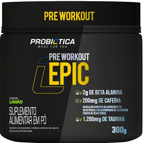 Pré-treino Epic Probiótica