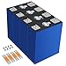 4 Pack 3.2V 320Ah LiFePO4 Lithium Battery Cell A Grade 8000 Life Cycles & 10-Year LifeSpan Deep Cycle Rechargeable & Electric-Vehicle Grade Ideal for DIY,Solar RV Marine and Energy Storage Systems