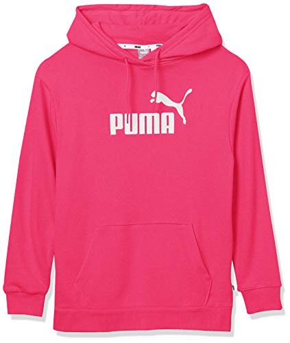 PUMA Women's Essentials+ Elongated Hoodie, Bright Rose, XS