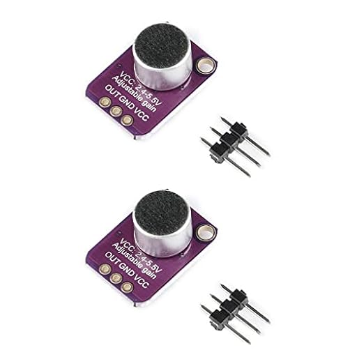 JZK 2 uds GY-MAX4466 amplificador de micrófono Electret, módulo de micrófono MAX4466, Sensor de ruptura con Control de ganancia ajustable | Ya disponible en tu tienda friki favorita! En mundofriki.es!