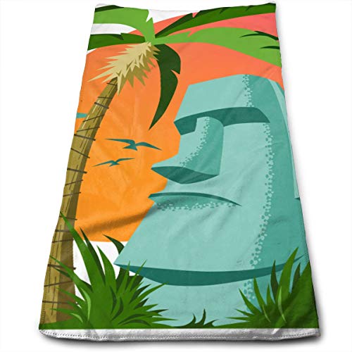 �t�F�C�X�^�I�� �^�I�� Moai ���A�C�� �C�[�X�^�[�� �z�� ���� �^�� �ƒ�p�X�|�[�c �W�� �����j���� �W���M���O �ӂ�ӂ� �_�炩�� �i 70cm*30cm �j