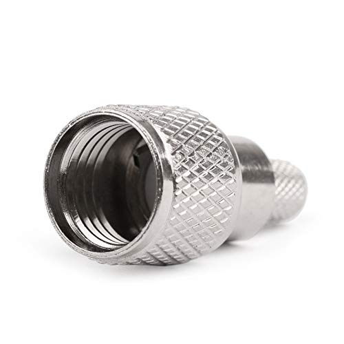 Conector Mini-UHF macho 10 piezas para cable RG-58 miniatura 5