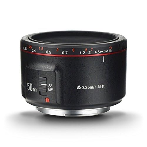 YONGNUO YN50mmF1.8 II autofocus lens 5018IIC, Black - Image 2