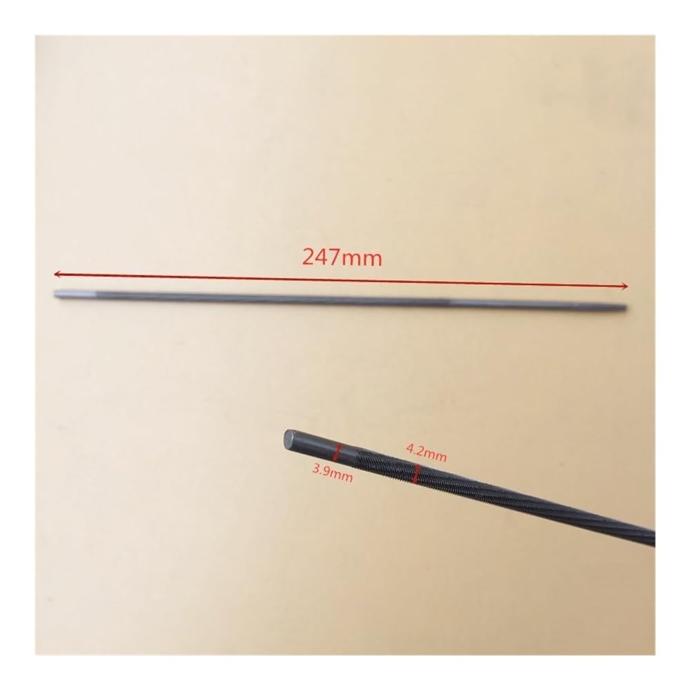 Lima de Motosierra 12 Piezas 5 32 4,0mm Lima Afilado Cadena 70504