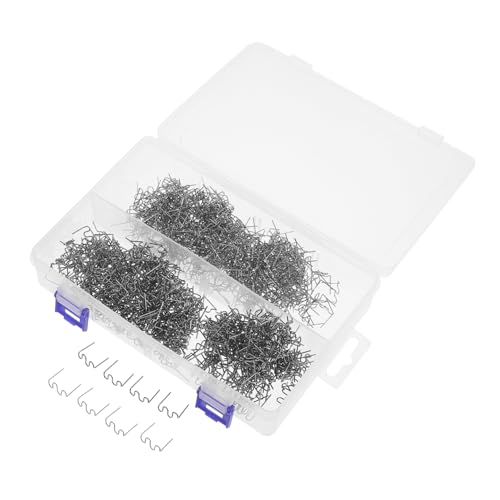 HEALSOPTHY 1000pièces Kit De Soudure Plastique Pour Réparation De Bumpers De Voiture Et Accessoires Quotidiens Tiges De Soudure Fer Pour Agrafeuse Chaude