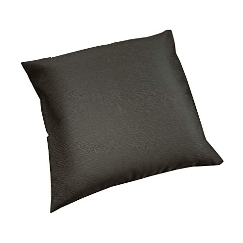 【カバー単品】StorePocket 座布団カバー クッションカバー 洗える カバー取り外し可能 約55cm×59cm ブラウン 紬風生地 アジアン 和風 エスニック 彩 SAI