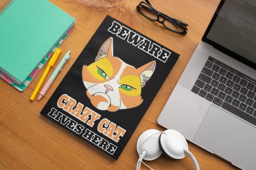 Adhesivo de pared de gato original para regalar a dueños de mascotas 5