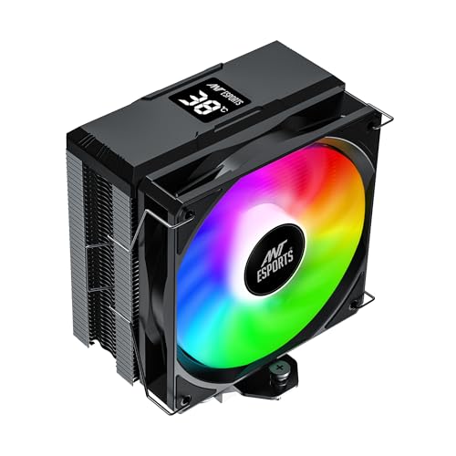 Ant Esports ICE- C612 Digital CPU Cooler/CPU Fan with LED Temperature Display| Support Intel - LGA1700 / 115X / 1200 AMD - AM5 / AM4 (B0DBL6VZD8) Amazon Price History, Amazon Price Tracker