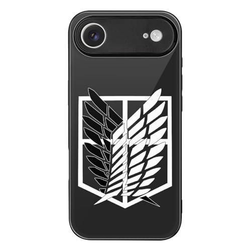 iPhone17 Air用ケース 進撃の巨人 調査兵団 アイフォン17 Air用ケース スマホケース TPU 強化ガラス 耐衝撃 おしゃれ かわいい 擦り傷防止 指紋防止 互換性のある 2025新型