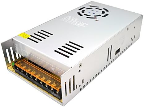 Padarsey 12V 30A Universal Regulated Switching Power Supply Driver Compatible for LED Strip Light CCTV Radio Computer Project