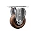 Stainless Steel High Temp Glass Filled Nylon Swivel Top Plate Rigid Caster w/3" x 1.25" Brown Wheel - 350 lbs Capacity/Caster - Service Caster Brand
