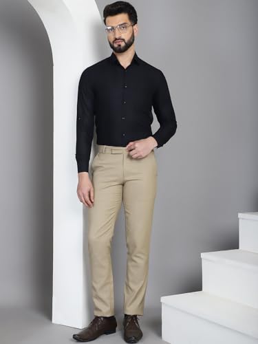 Image of Indian Needle Men's Solid Regular Fit Shirt