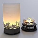 Hamburg Premium Geschenkbox – Faszinierendes Schattenspiel durch projizierte Skyline-Motive der Hansestadt - Perfektes Souvenir für Hamburg Liebhaber