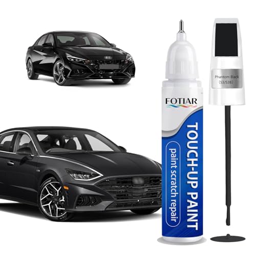 Phantom Black(S3/S3B) Touch up Paint for Hyundai-Exact Match Scratch Repair Kit 2-In-1 Premium Car Paint Pen for Chips & Nicks
