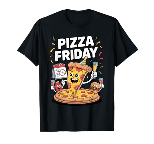 Pizza Friday Funny Food Quote for Pizza Lovers and Foodies