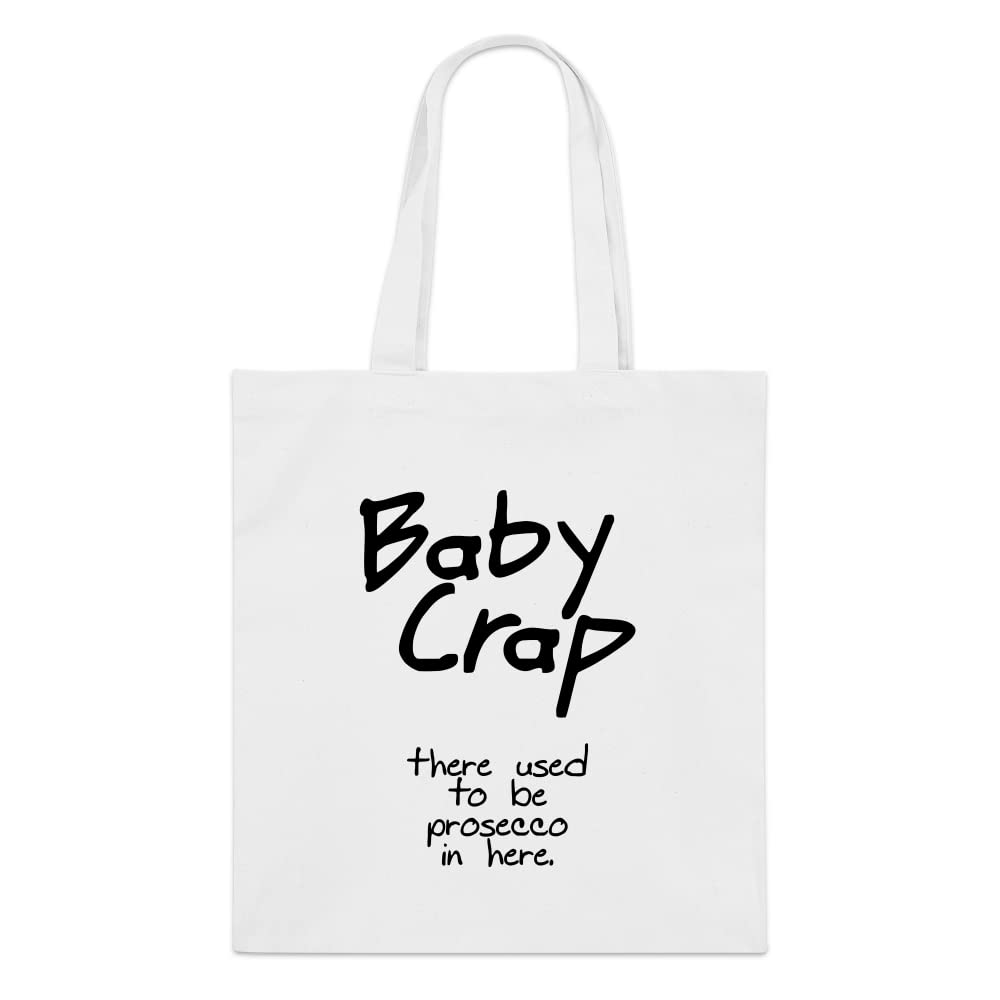 Baby Crap Tote Bag Funny Maternity Colleague New Born Pregnant